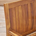 Ensemble de salle à manger d'extérieur Wiloson 7 pièces en acacia par Christopher Knight Home