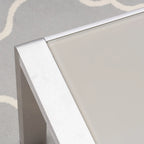 Canapé deux places et table basse Aviara en aluminium de Christopher Knight Home