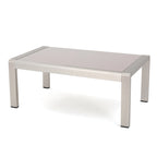 Canapé deux places et table basse Aviara en aluminium de Christopher Knight Home