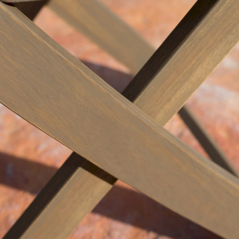 Chaises de salle à manger pliantes d'extérieur Positano en bois d'acacia (lot de 4) par Christopher Knight Home