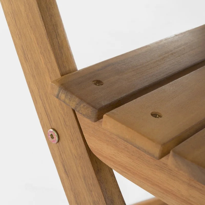 Chaises de salle à manger pliantes d'extérieur Positano en bois d'acacia (lot de 4) par Christopher Knight Home