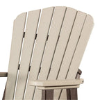 Fauteuil à bascule double hauteur de balcon OS Home and Office avec table basse, coloris Weatherwood et Tudor Brown - Non disponible