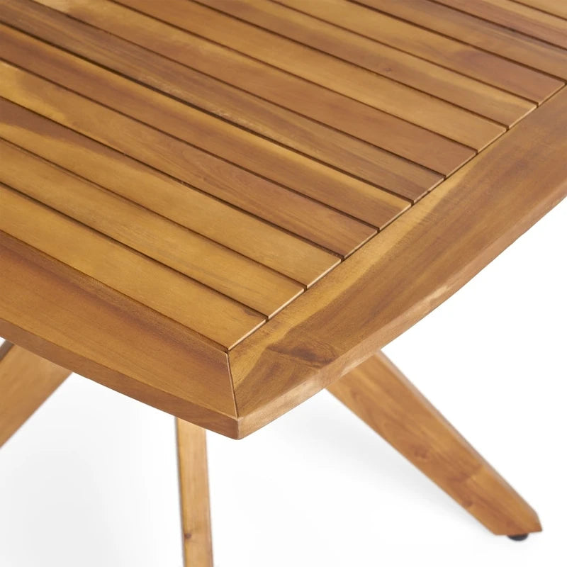Ensemble de salle à manger d'extérieur Montserrat 5 pièces en bois et osier par Christopher Knight Home