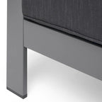 Ensemble de conversation extérieur 4 places en aluminium Cape Coral avec table d'appoint par Christopher Knight Home