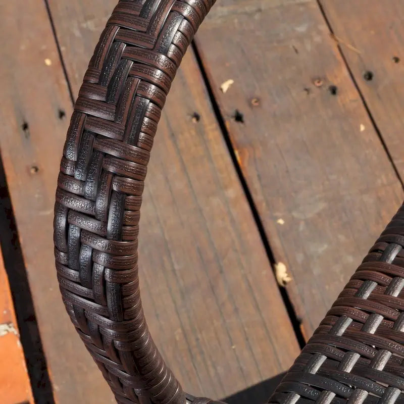 Fauteuil d'extérieur en osier tressé Sunset (lot de 2) par Christopher Knight Home