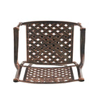Tabouret de bar Sebastian en fonte d'aluminium (lot de 2) par Christopher Knight Home