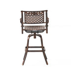 Tabouret de bar Sebastian en fonte d'aluminium (lot de 2) par Christopher Knight Home