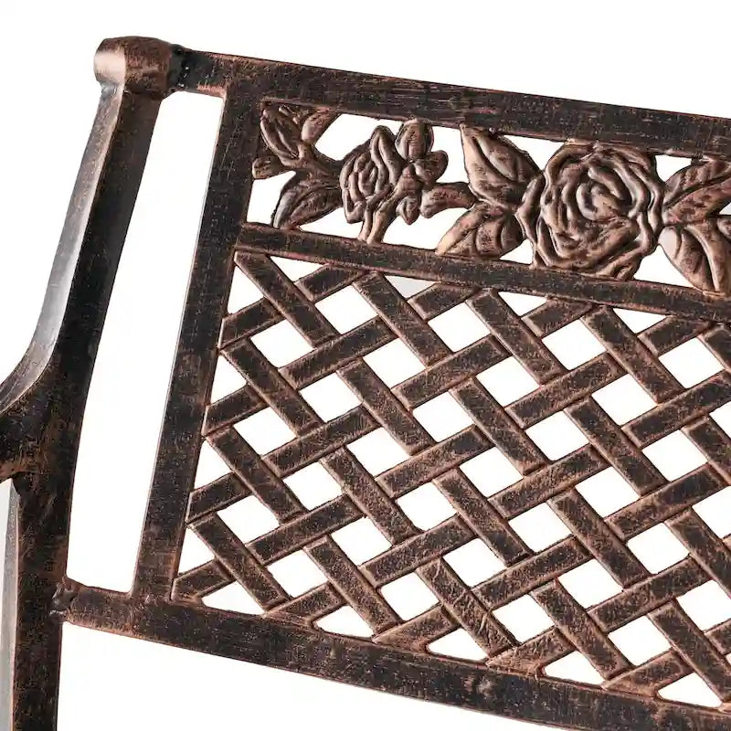 Tabouret de bar Sebastian en fonte d'aluminium (lot de 2) par Christopher Knight Home