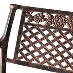 Tabouret de bar Sebastian en fonte d'aluminium (lot de 2) par Christopher Knight Home