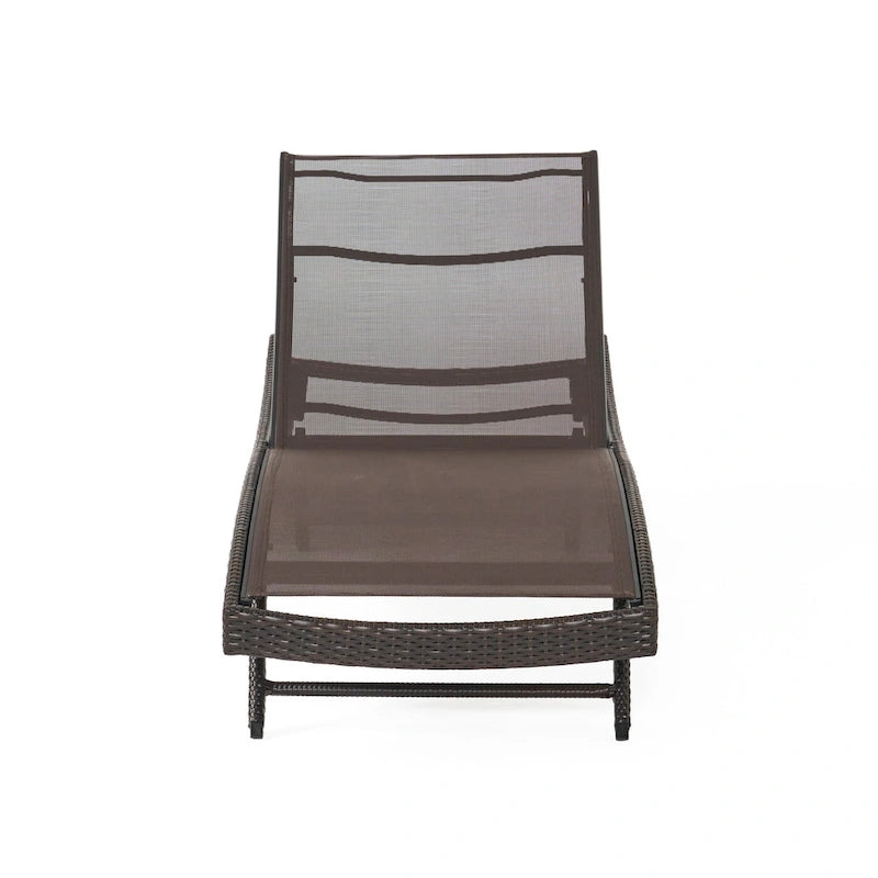 Chaise longue d'extérieur Kauai par Christopher Knight Home