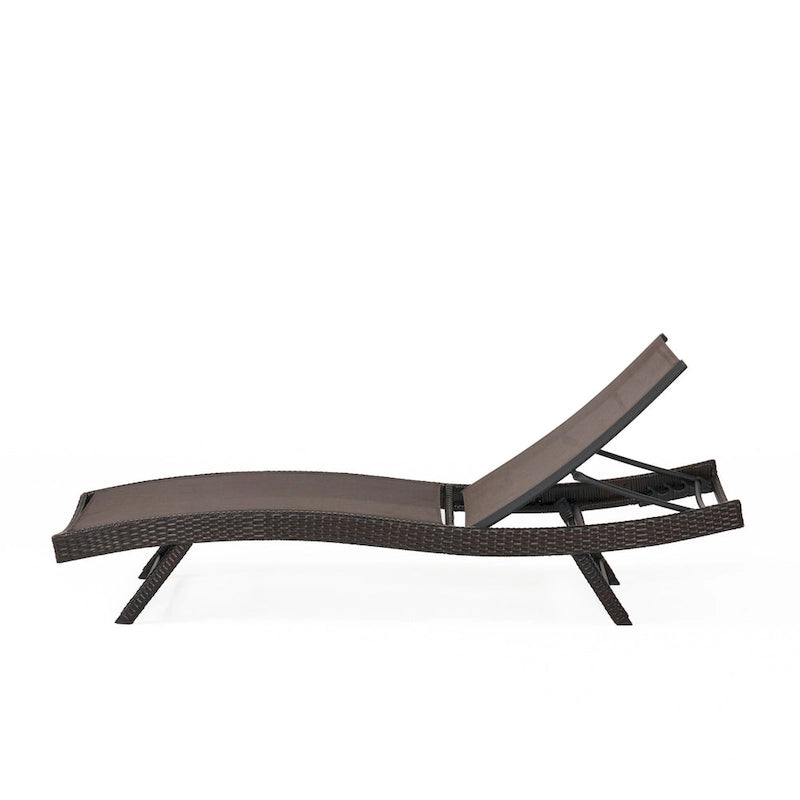 Chaise longue d'extérieur Kauai par Christopher Knight Home