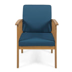 Fauteuils club d'extérieur Casa Acacia en bois d'acacia (ensemble de 4) par Christopher Knight Home
