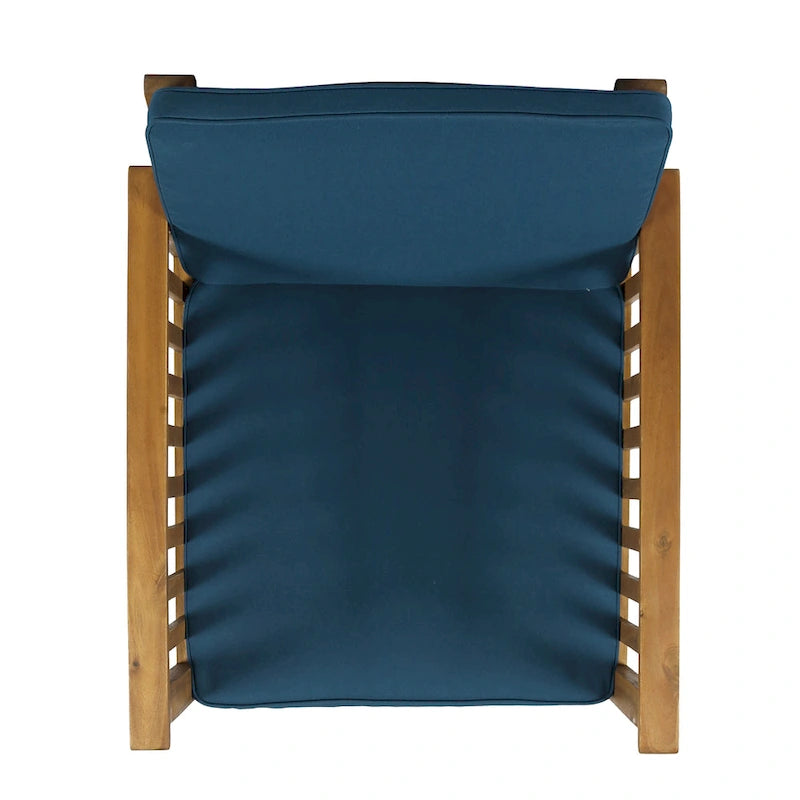 Fauteuils club d'extérieur Casa Acacia en bois d'acacia (ensemble de 4) par Christopher Knight Home