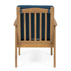 Fauteuils club d'extérieur Casa Acacia en bois d'acacia (ensemble de 4) par Christopher Knight Home