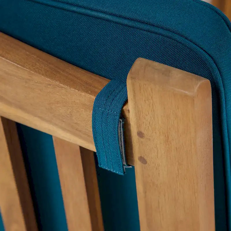 Fauteuils club d'extérieur Casa Acacia en bois d'acacia (ensemble de 4) par Christopher Knight Home