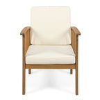Fauteuils club d'extérieur Casa Acacia en bois d'acacia (ensemble de 4) par Christopher Knight Home