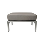 Ensemble canapé d'angle en aluminium en forme de U 11 places et pouf Cape Coral Outdoor de Christopher Knight Home