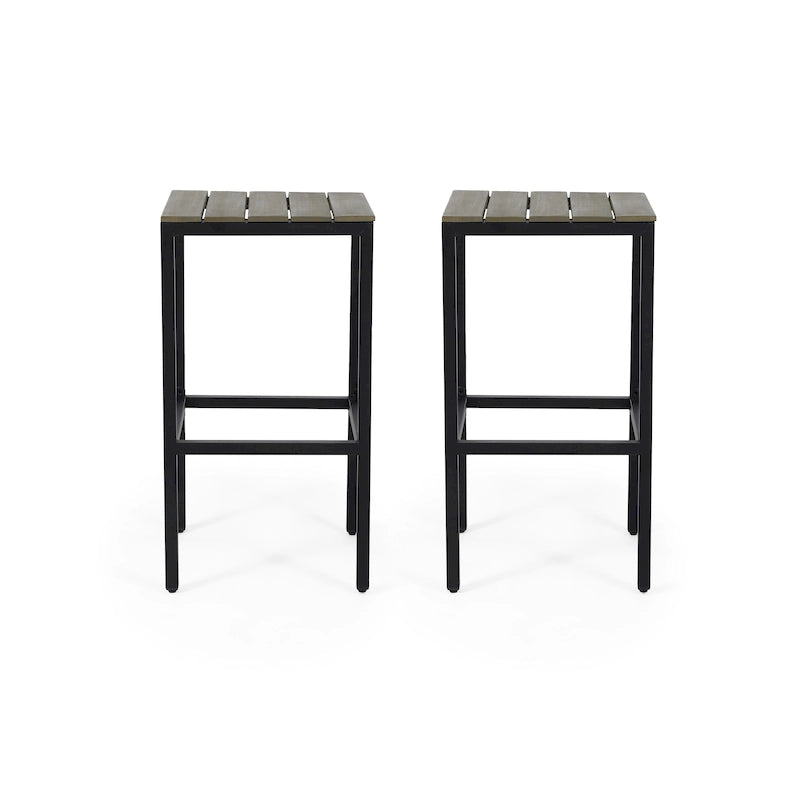 Tabourets de bar en bois d'acacia Dorset par Christopher Knight Home
