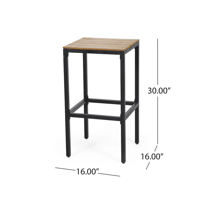 Tabourets de bar en bois d'acacia Dorset par Christopher Knight Home