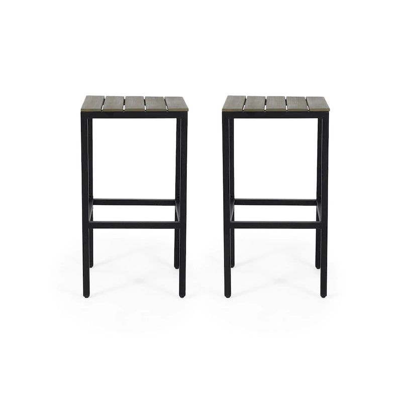 Tabourets de bar en bois d'acacia Dorset par Christopher Knight Home