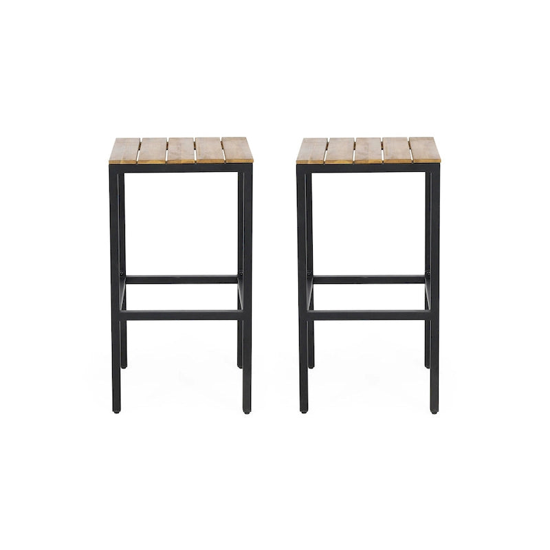 Tabourets de bar en bois d'acacia Dorset par Christopher Knight Home