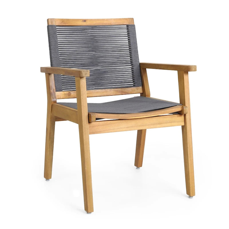 Ensemble de conversation 3 pièces en bois d'acacia McGill Outdoor par Christopher Knight Home