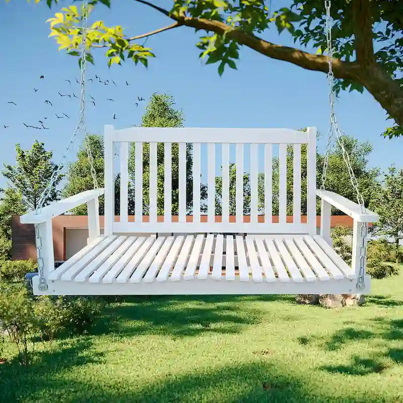Front Porch Swing with Armrests