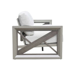 Ensemble de salon de jardin 4 pièces Diglur, gris