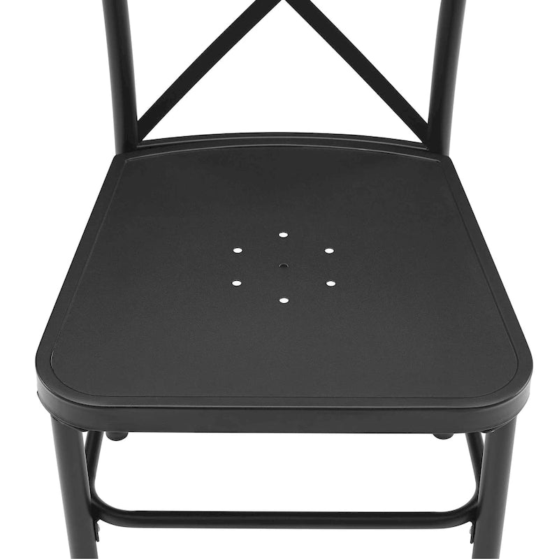 Ensemble de salle à manger d'extérieur en métal Crosley Astrid 7 pièces - 86 x 109 x 34,88