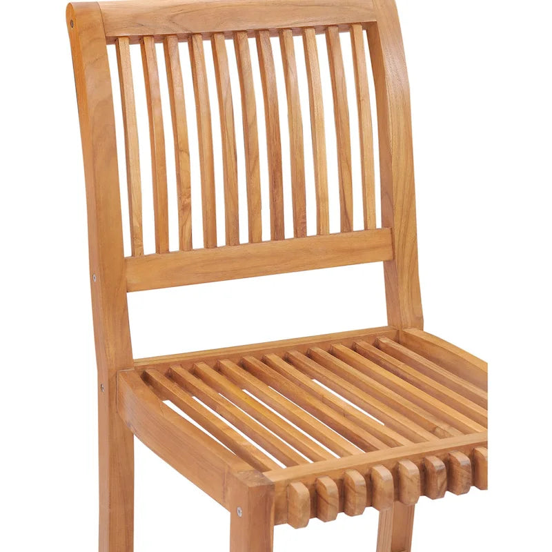 Tabouret de bar Chic Teak Castle en bois de teck, pour intérieur/extérieur.