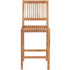 Tabouret de bar Chic Teak Castle en bois de teck, pour intérieur/extérieur.