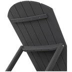 Chaise longue inclinable sans accoudoirs Polytrends Altura en polyéthylène écologique résistant aux intempéries (ensemble de 2)