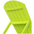Chaise longue inclinable sans accoudoirs Polytrends Altura en polyéthylène écologique résistant aux intempéries (ensemble de 2)