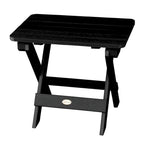 Ensemble de 3 pièces comprenant des chaises Adirondack d'extérieur et une table d'appoint pliante