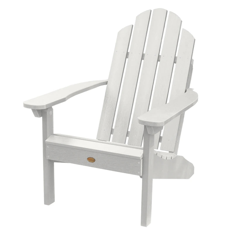 Ensemble de 3 pièces comprenant des chaises Adirondack d'extérieur et une table d'appoint pliante