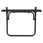 Table de balcon pliante en rotin noir CorLiving Parksville