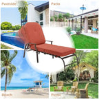 Chaise longue de patio réglable AECOJOY (ensemble de 2)