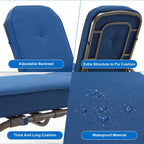 Chaise longue de patio réglable AECOJOY (ensemble de 2)