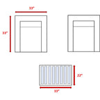 Canapé d'angle pivotant à bascule gris 3 pièces avec coussin