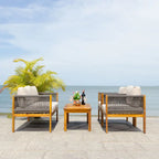 Ensemble de salon de jardin 4 pièces SAFAVIEH Hilda - 49 po L x 26 po P x 25 po H