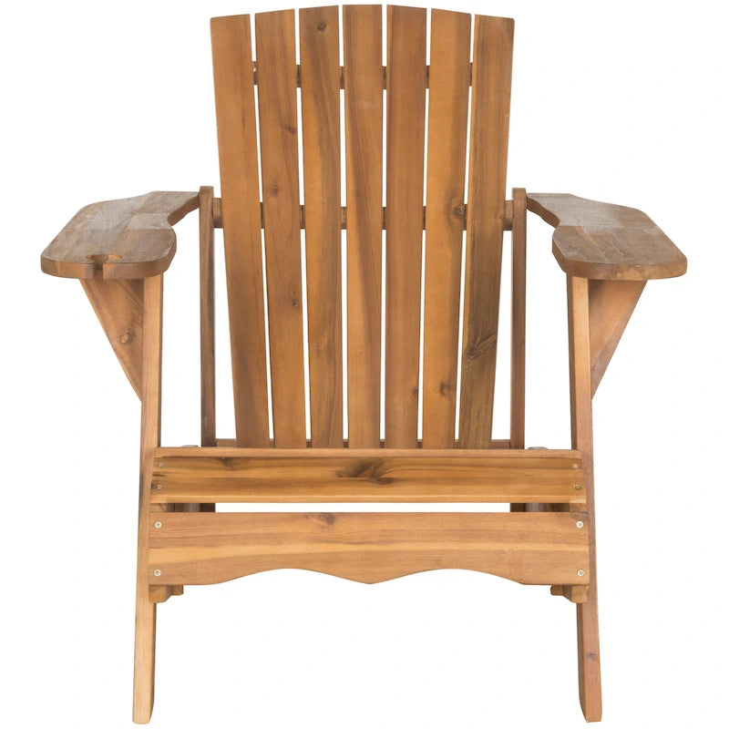 Chaise Adirondack d'extérieur SAFAVIEH en bois d'acacia philippin - 76 cm (L) x 81 cm (P) x 94 cm (H)
