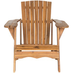 Chaise Adirondack d'extérieur SAFAVIEH en bois d'acacia philippin - 76 cm (L) x 81 cm (P) x 94 cm (H)