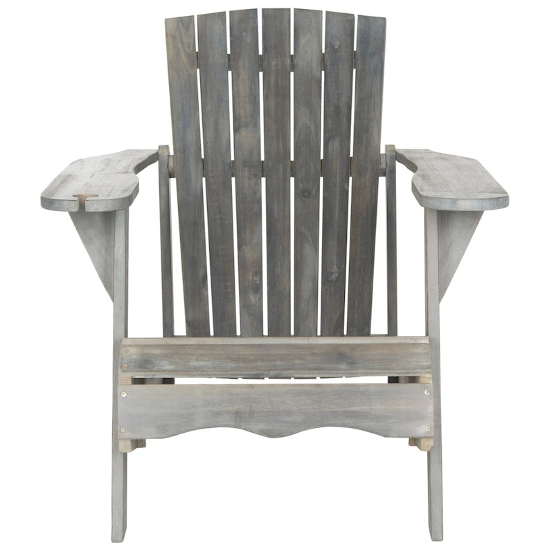 Chaise Adirondack d'extérieur SAFAVIEH en bois d'acacia philippin - 76 cm (L) x 81 cm (P) x 94 cm (H)
