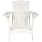 Chaise Adirondack d'extérieur SAFAVIEH en bois d'acacia philippin - 76 cm (L) x 81 cm (P) x 94 cm (H)
