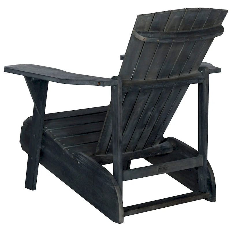 Chaise Adirondack d'extérieur SAFAVIEH en bois d'acacia philippin - 76 cm (L) x 81 cm (P) x 94 cm (H)