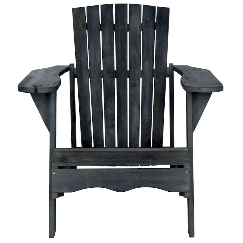 Chaise Adirondack d'extérieur SAFAVIEH en bois d'acacia philippin - 76 cm (L) x 81 cm (P) x 94 cm (H)