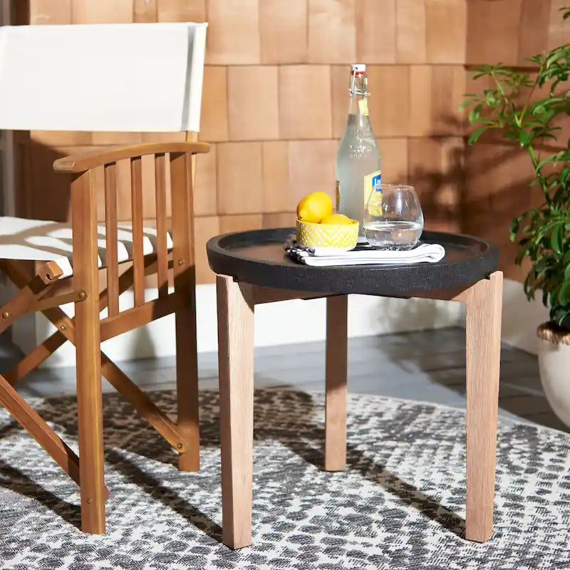 SAFAVIEH Outdoor Soraya Side Table - 21Wx21Dx19H