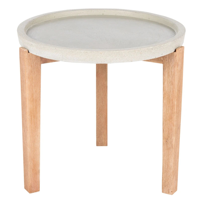Table d'appoint d'extérieur SAFAVIEH Soraya - 53 cm (L) x 53 cm (P) x 48 cm (H)