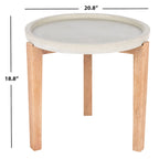 Table d'appoint d'extérieur SAFAVIEH Soraya - 53 cm (L) x 53 cm (P) x 48 cm (H)