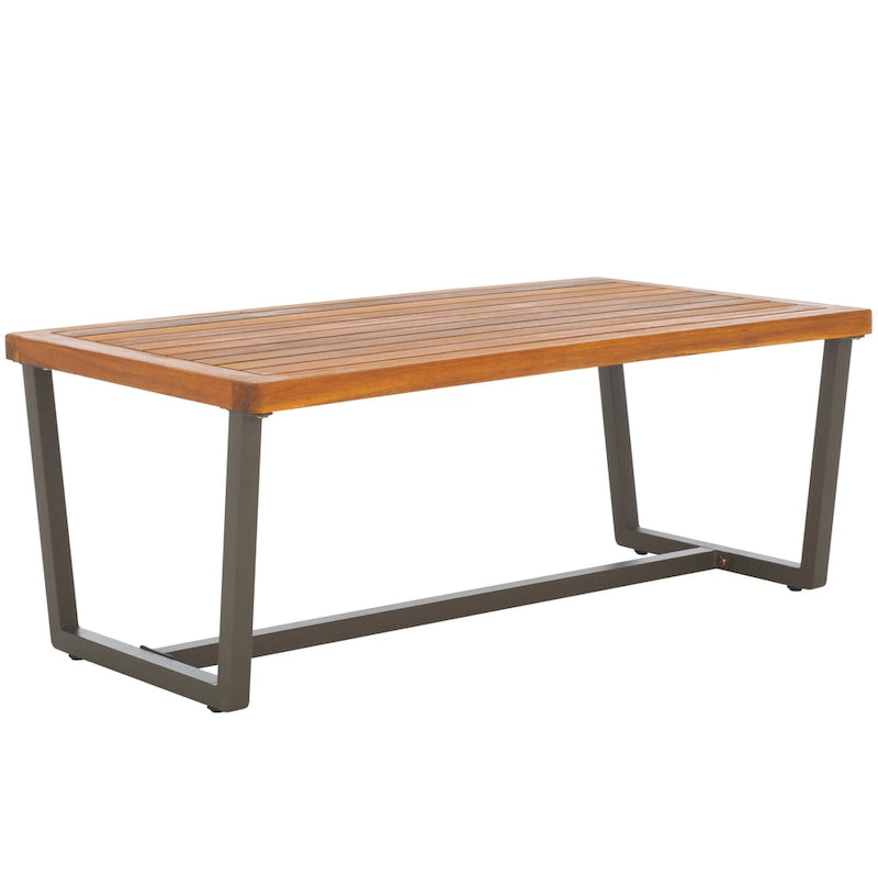 Ensemble de conversation de patio extérieur Ulviyya 4 pièces SAFAVIEH - 48 po L x 27 po P x 28 po H